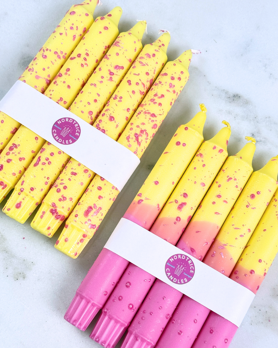 Candles Raspberry Butter Confetti 5-p