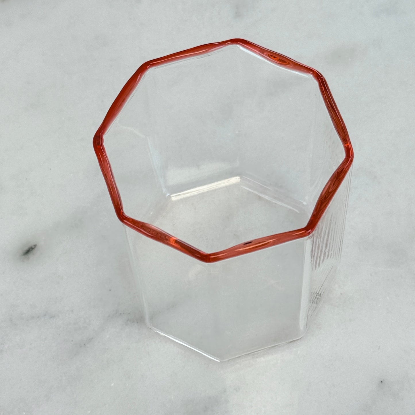 Octave Water Glass Red