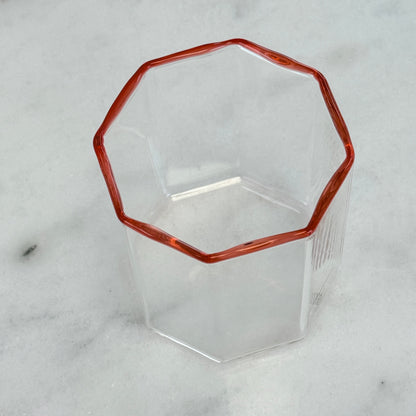 Octave Water Glass Red