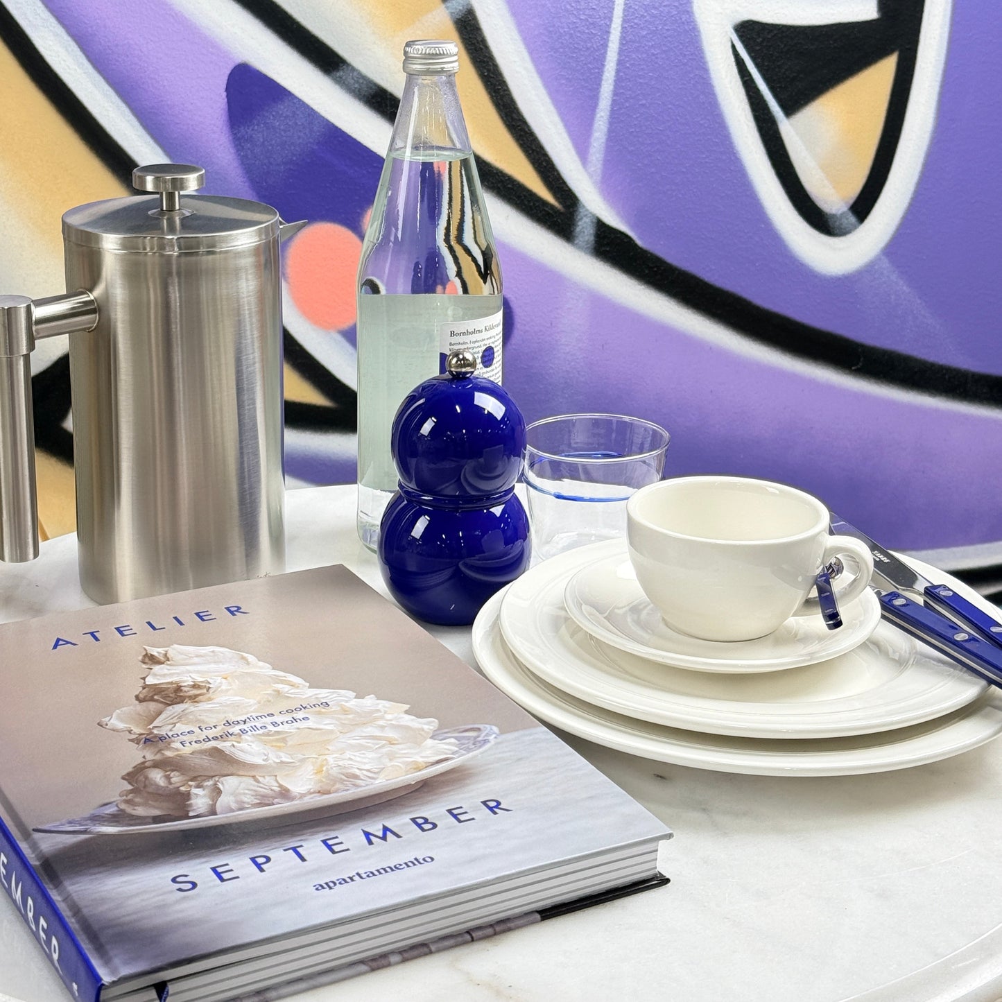 Sabre Cutlery Set Navy Blue