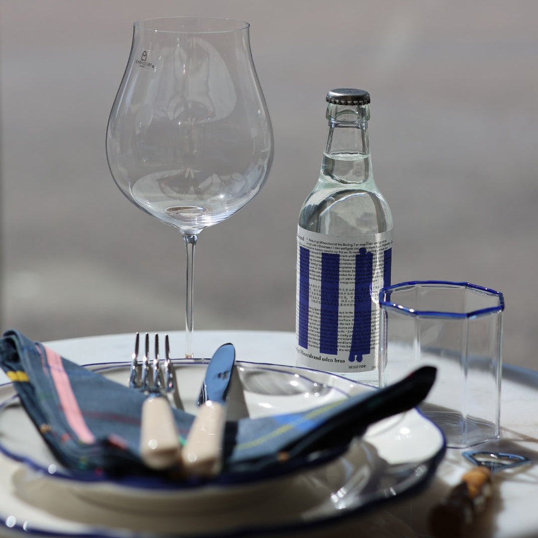 Octave Water Glass Blue