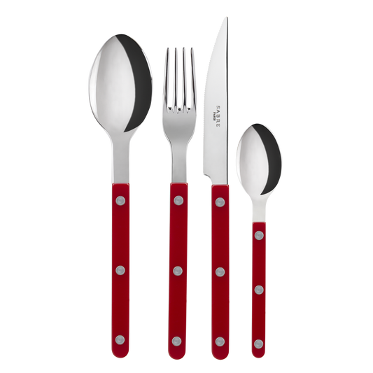 Sabre Cutlery Set Burgundy