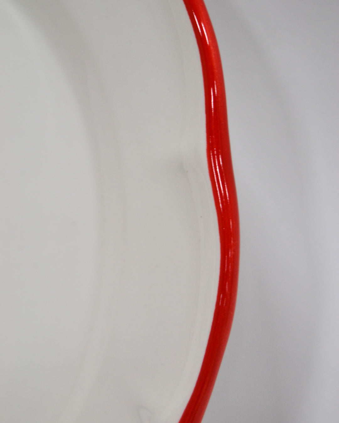 Dinner Plate Red Line