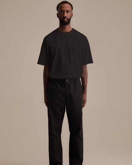 Relaxed Tee Smør Black