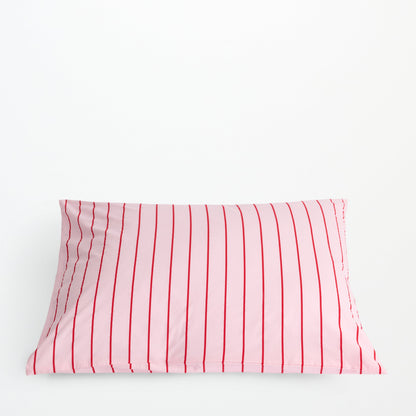 Bongusta Percale Pillowcase Baby Pink & Ski Patrol