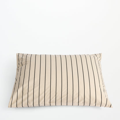 Bongusta Percale pudebetræk Creme & Ink