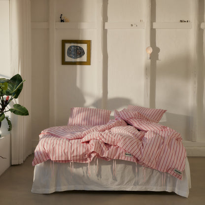 Bongusta Percale Pillowcase Baby Pink & Ski Patrol
