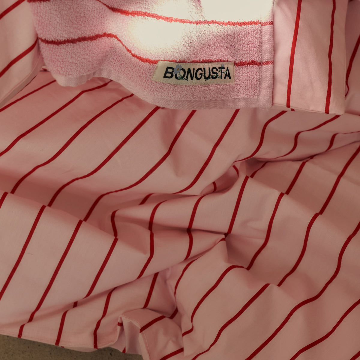 Bongusta Percale Dynebetræk Baby Pink & Ski Patrol