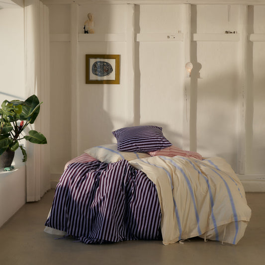 Bongusta Percale Dynebetræk Vin & Lavendel