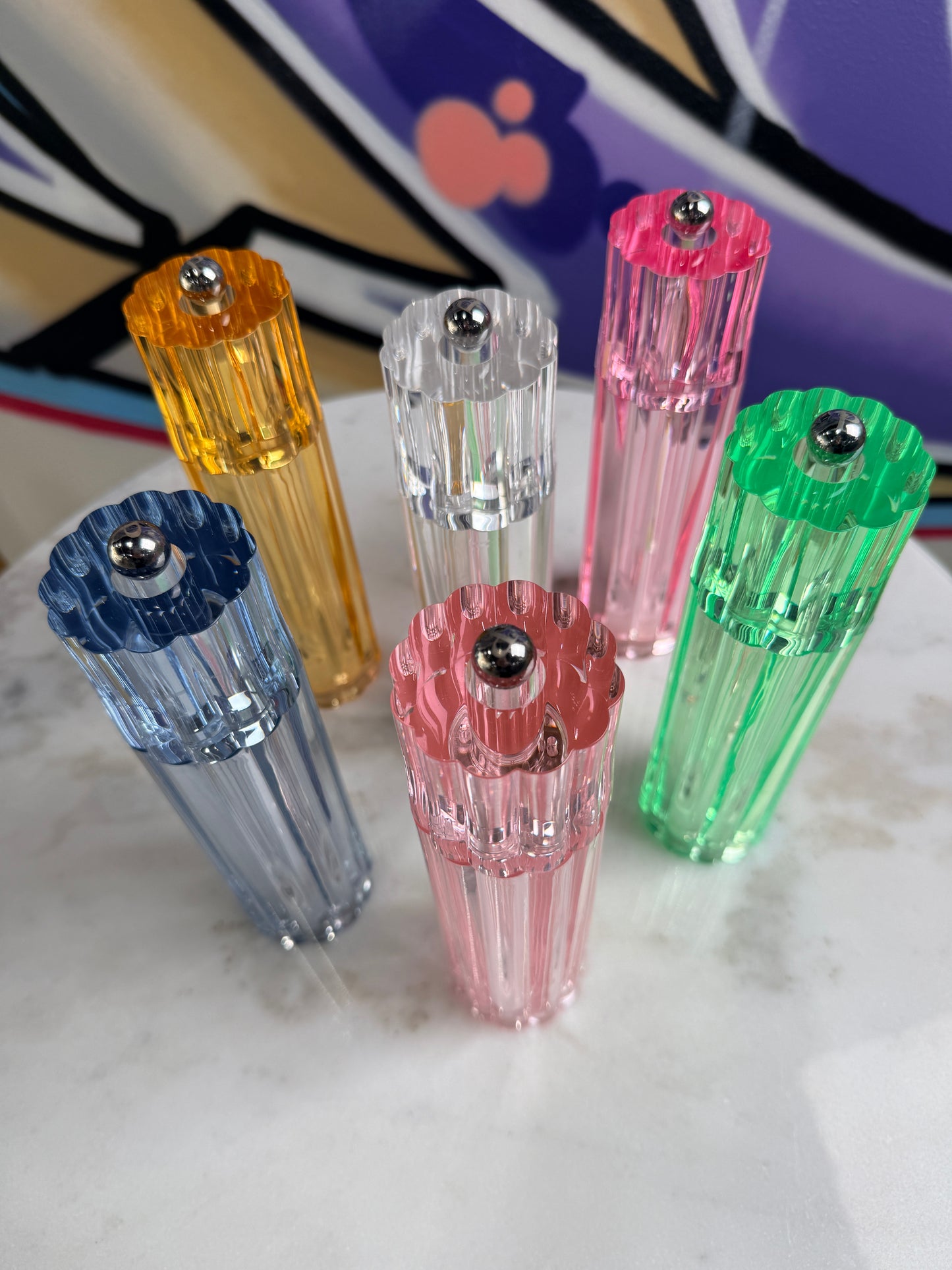 Icy Flute Green Salt & Pepper Mill