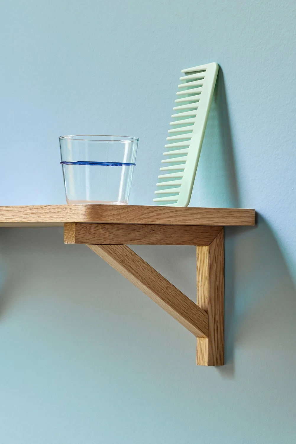 Drinking Glass Blue Line