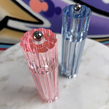 Icy Flute Blue Salt & Pepper Mill