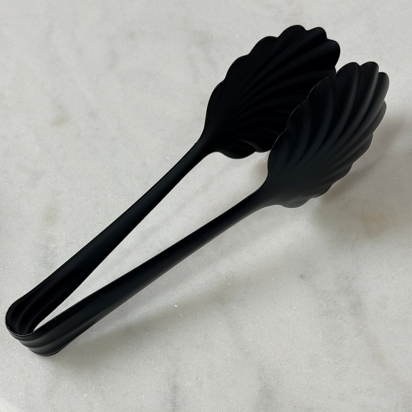 Salad Tong Matt-schwarz