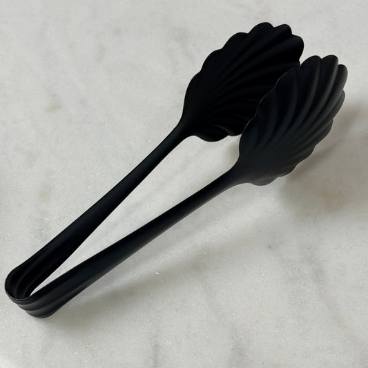 Salad Tong Matt-schwarz