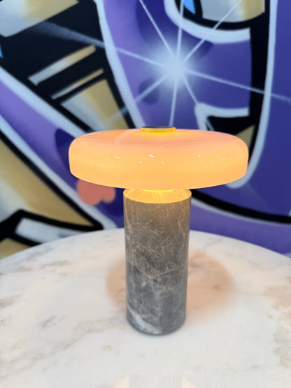 Tragbare Reiselampe Silberrosa