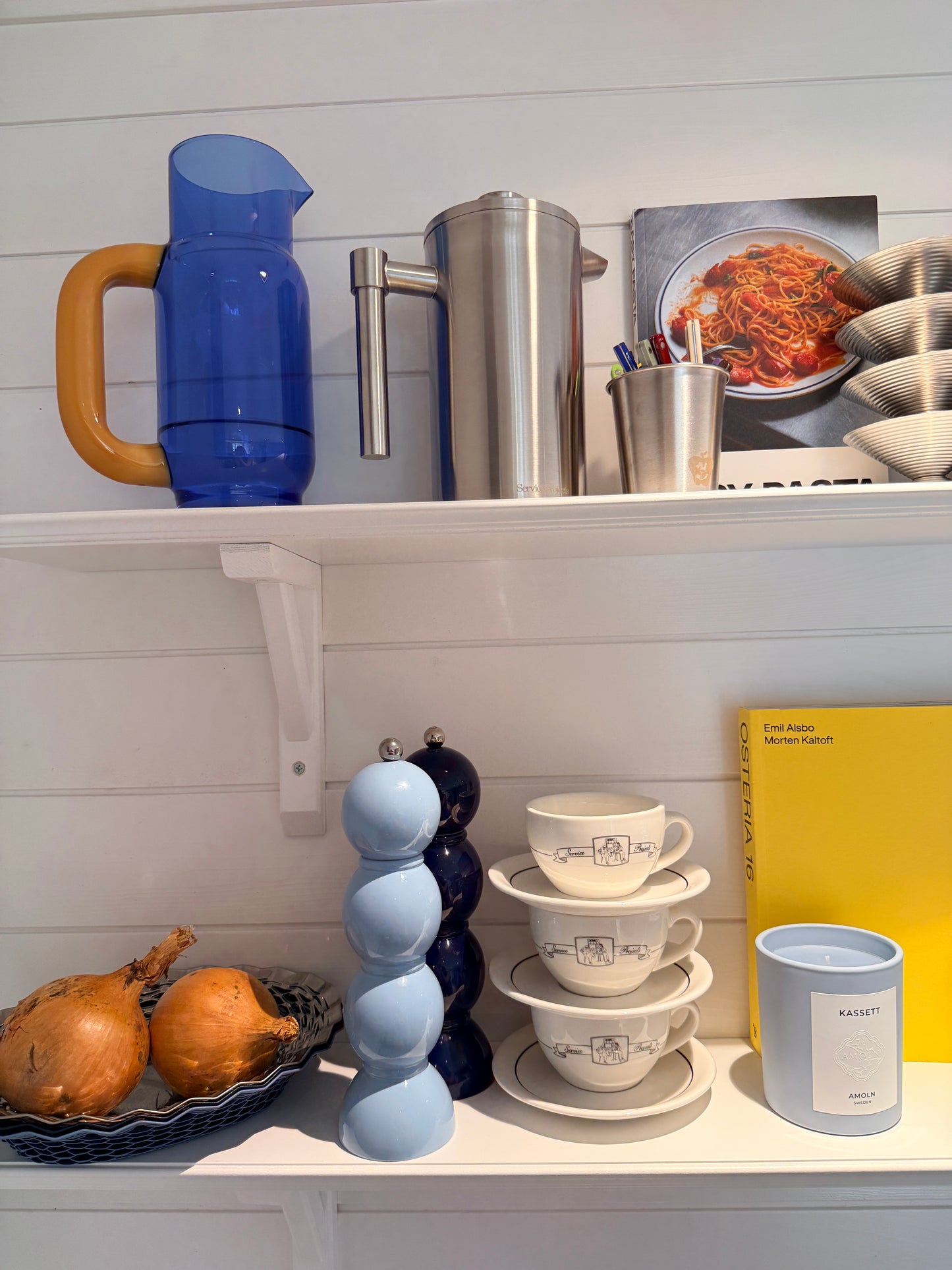 Bobbin Salt & Pepper Mill Light Blue