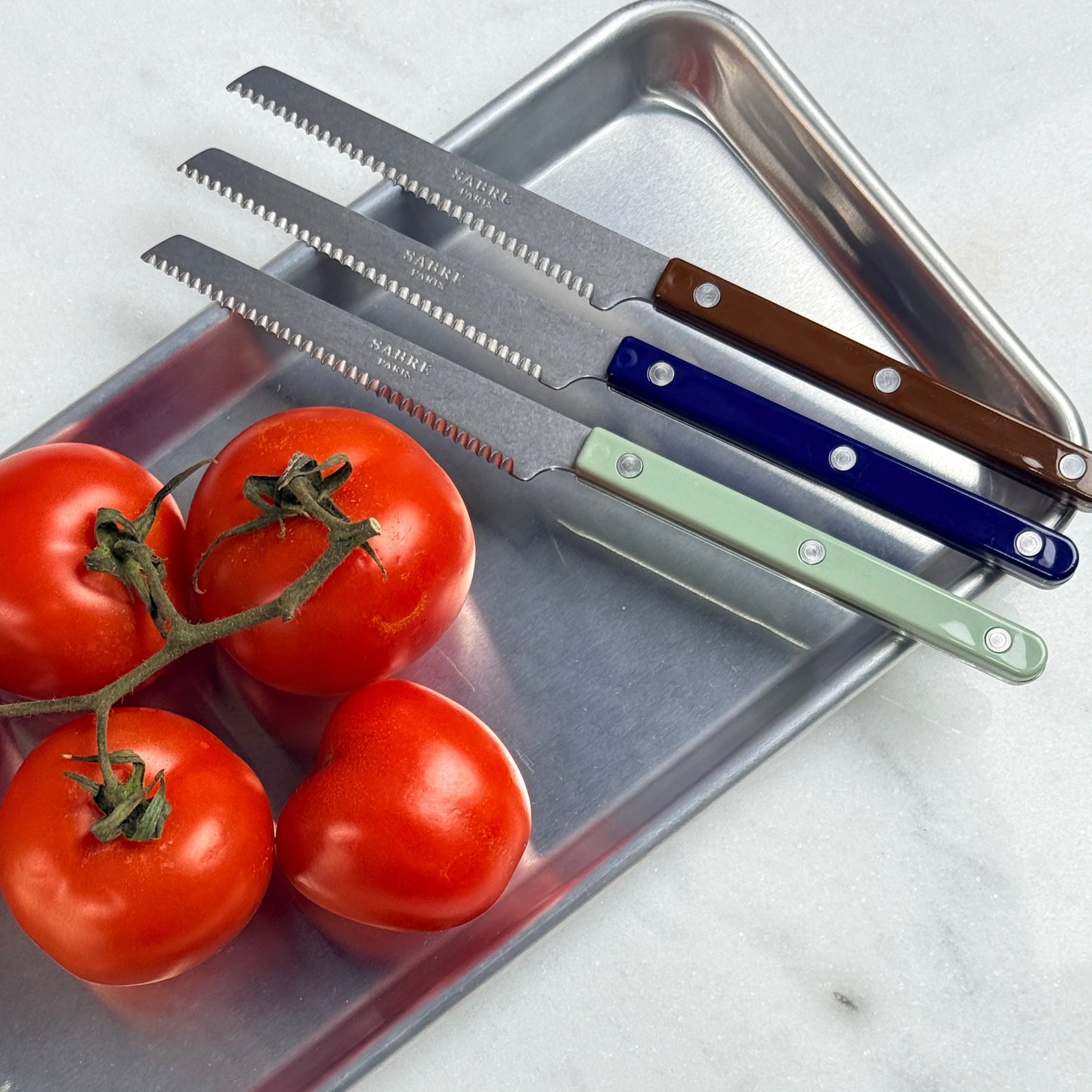 Sabre Vintage Tomato Knife Navy Blue