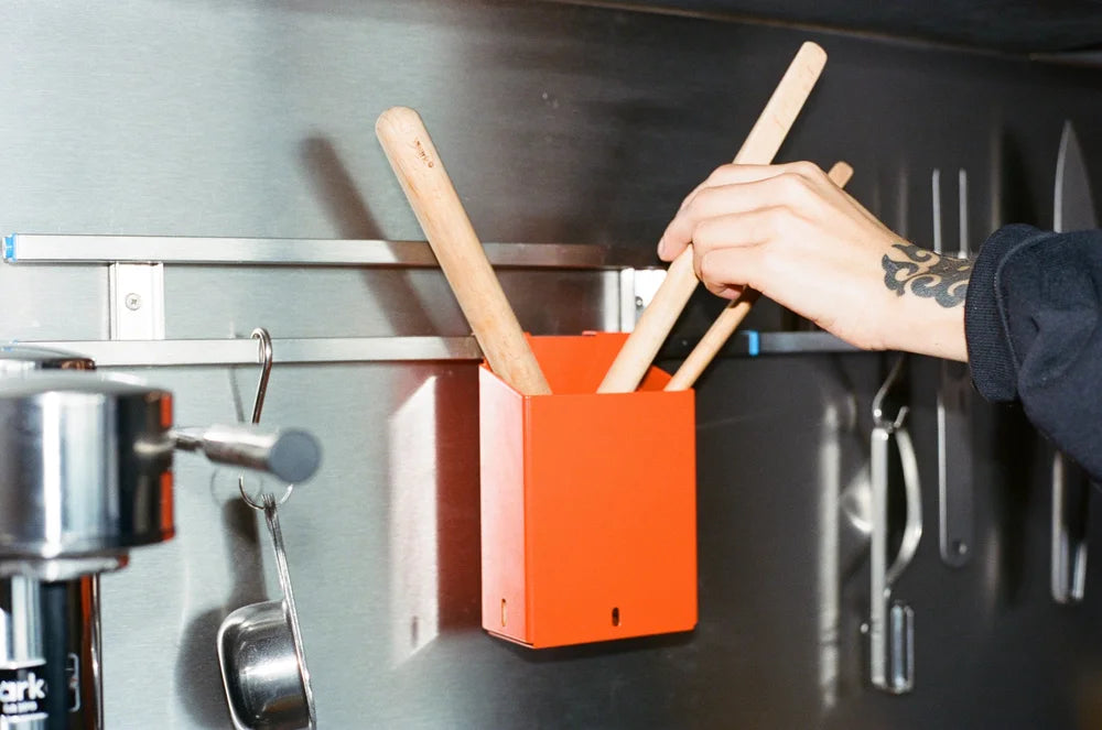 Veark Orange Rack Container