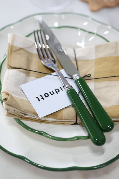 Sabre Paris Cutlery Set 24 pcs Pop Unis Green