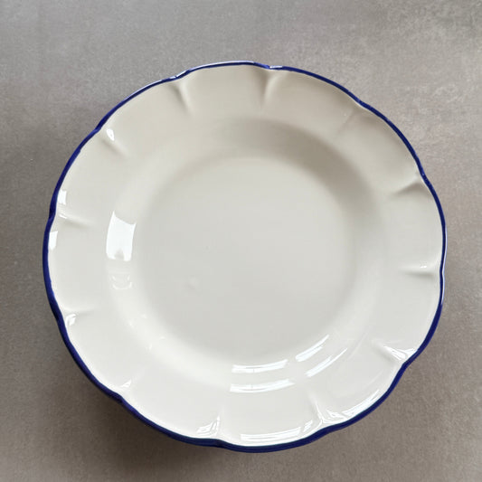Pasta Plate Blue Line