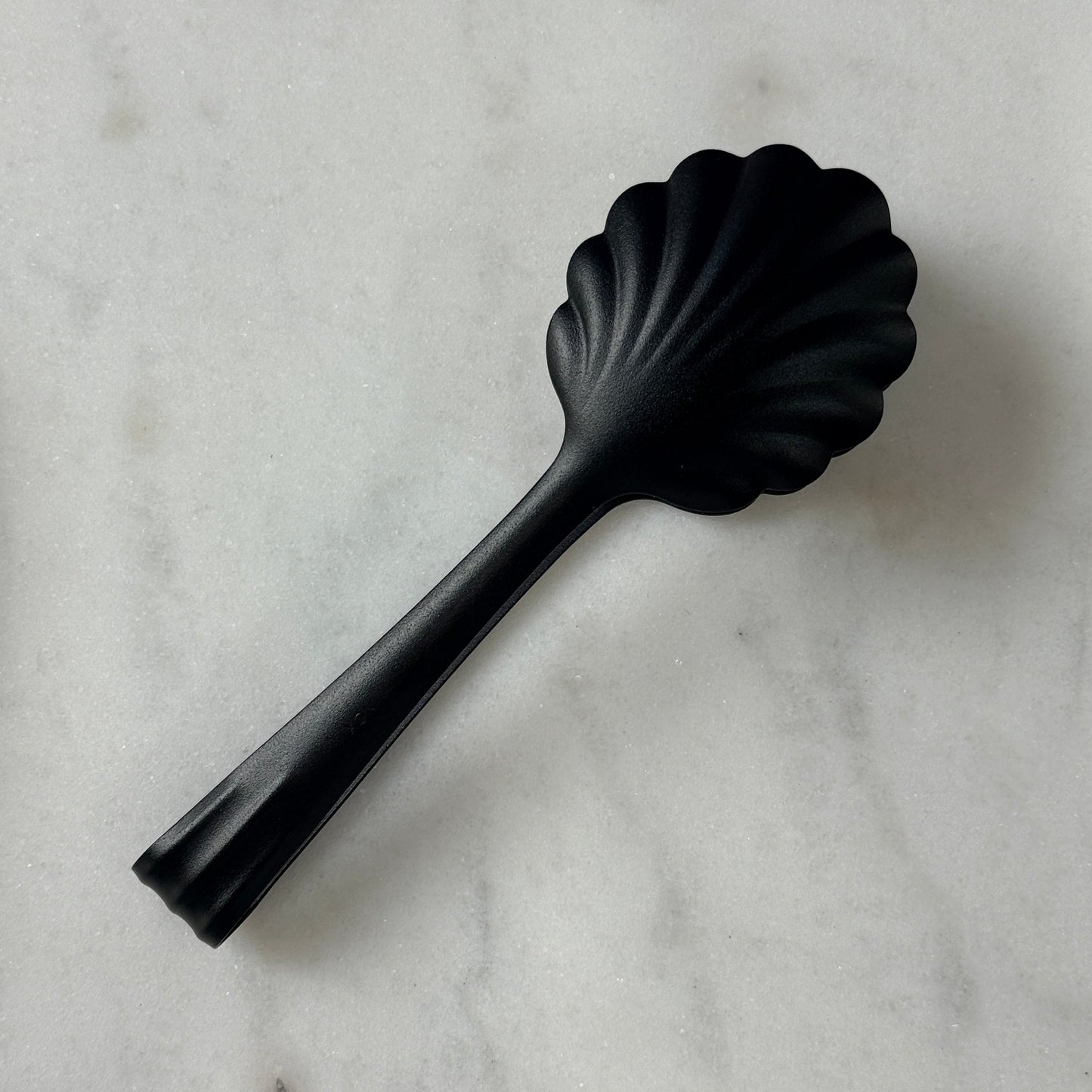 Salad Tong Matt-schwarz