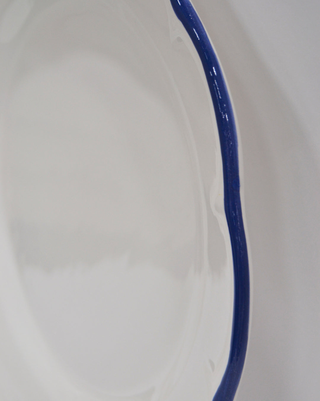 Dinner Plate Blue Line