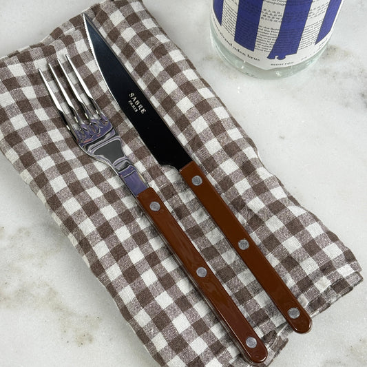 Sabre Cutlery Set Chocolate