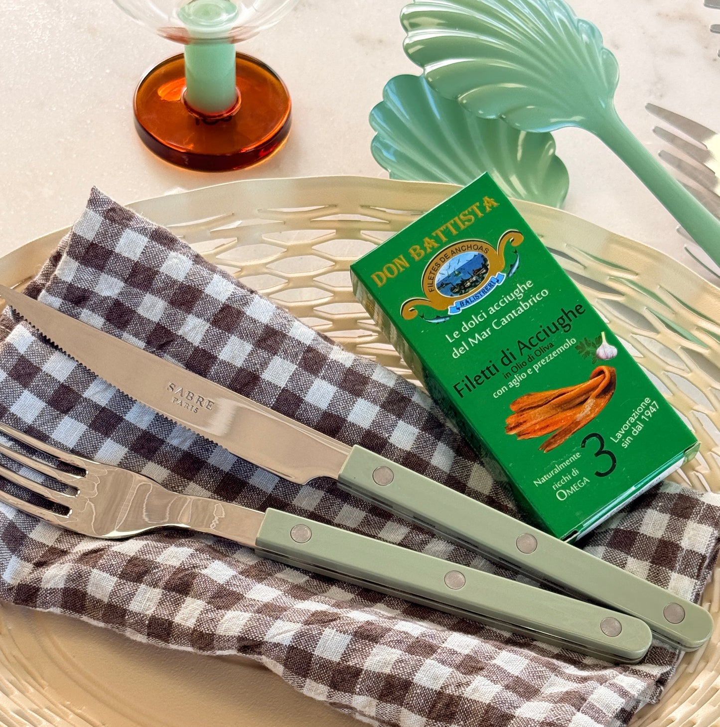 Set di posate Sabre 24 pezzi Asparagi