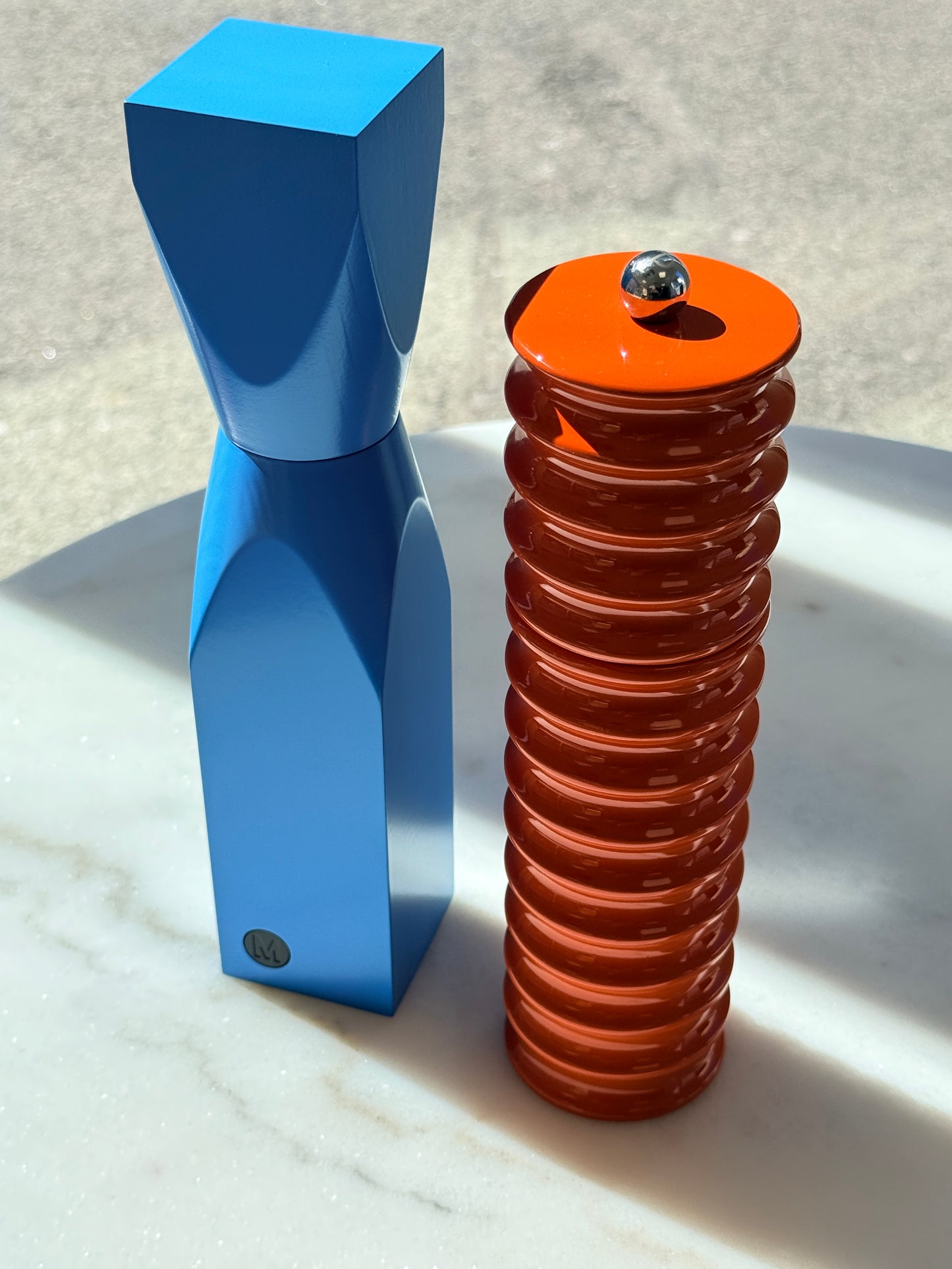 Twister Salt & Pepper Mill Orange