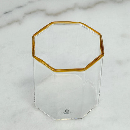 Octave Water Glass Amber