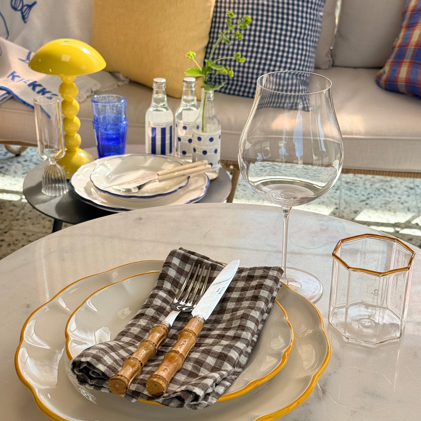Octave Water Glass Amber