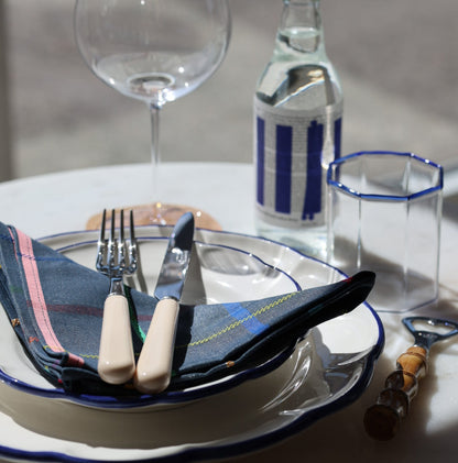 Octave Water Glass Blue