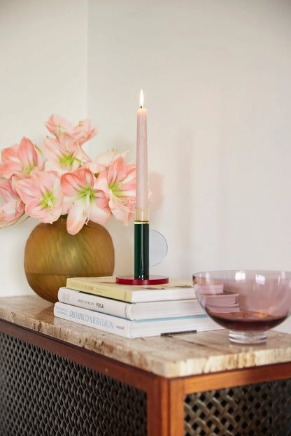 Astro Candle Holder Dark Green