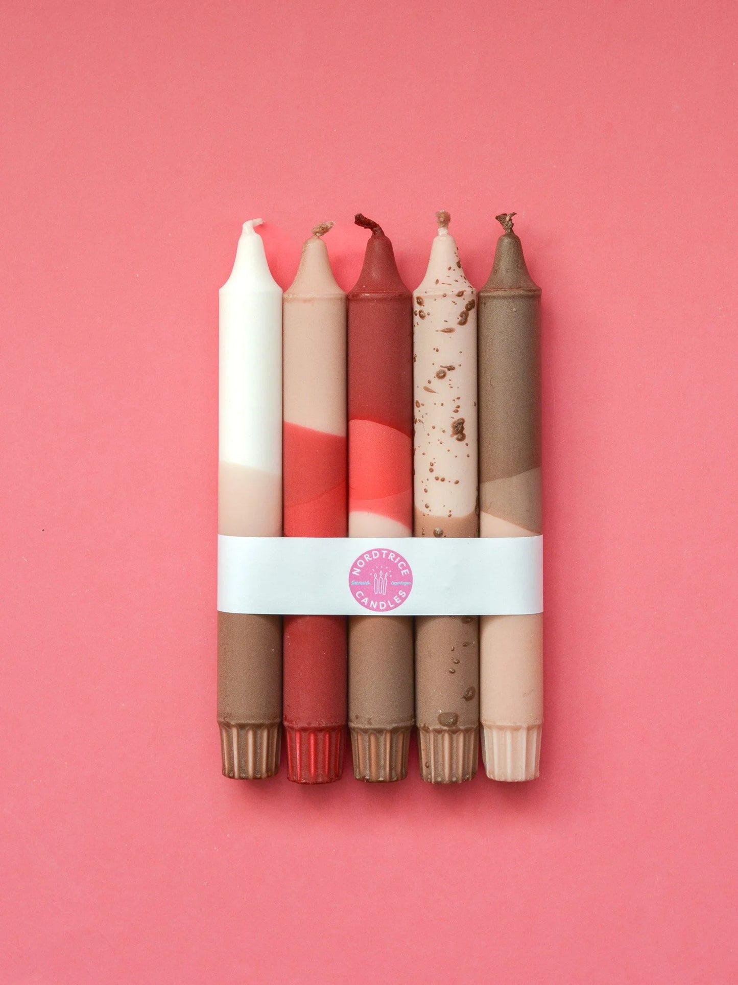 Candles Autumn Beige Mix 5-p