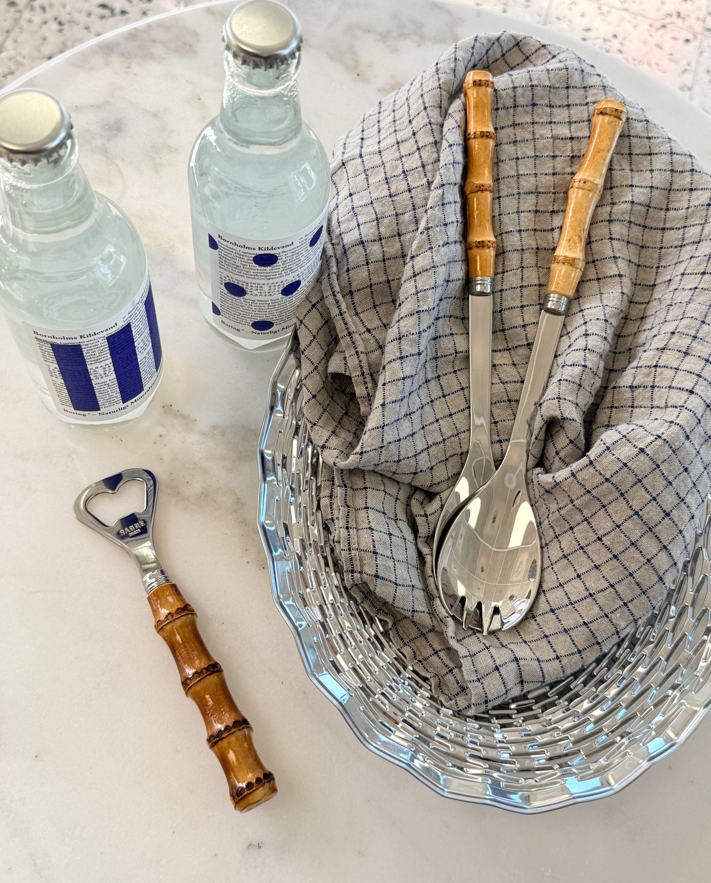 Sabre Salad Cutlery Set Panda Bamboo