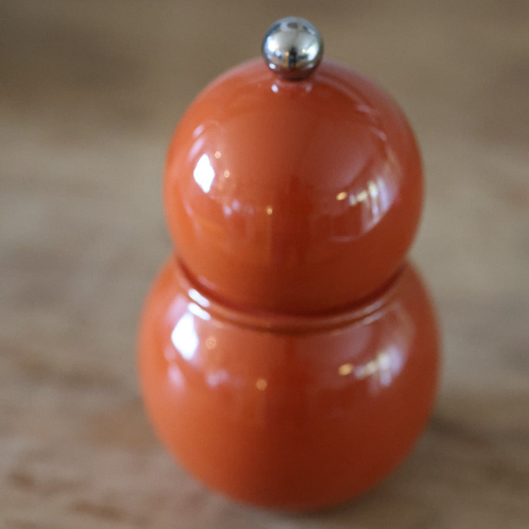 Small Bobbin Salt & Pepper Mill Orange