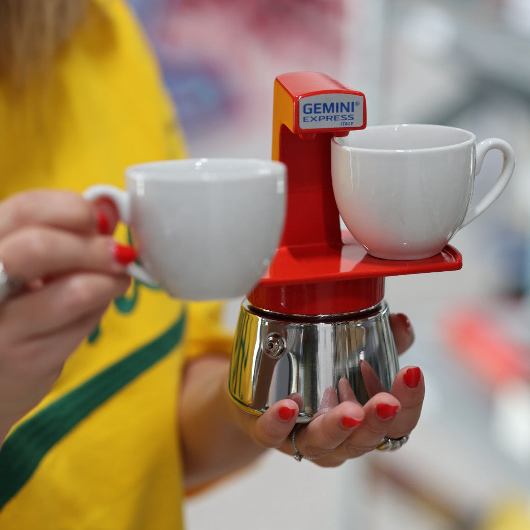 Gemini Espresso Maker Red