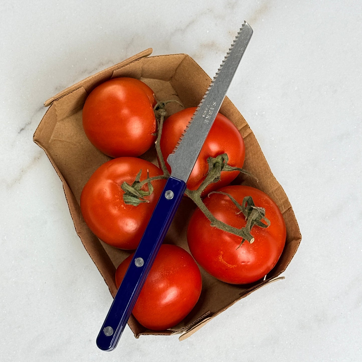 Sabre Vintage Tomato Knife Navy Blue