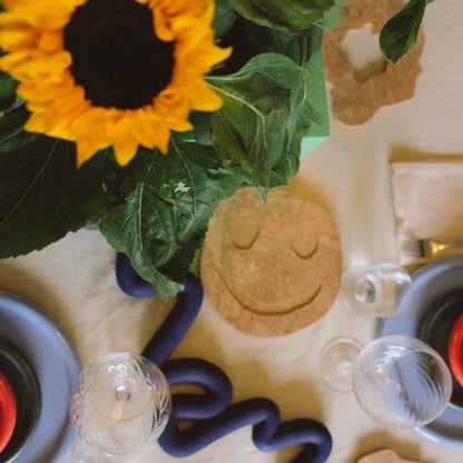Oscar Cedon Smiley Happy Cork Trivet