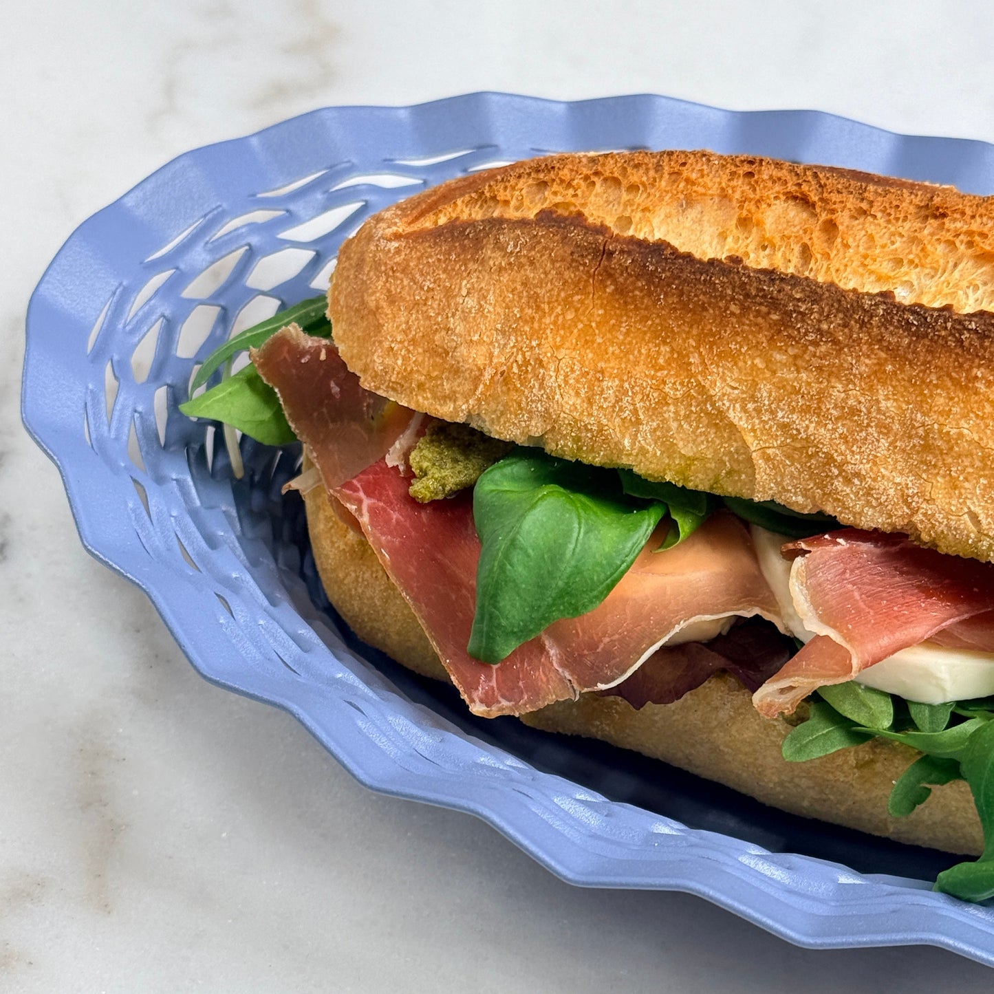 Bread Basket Medium Pastel Blue