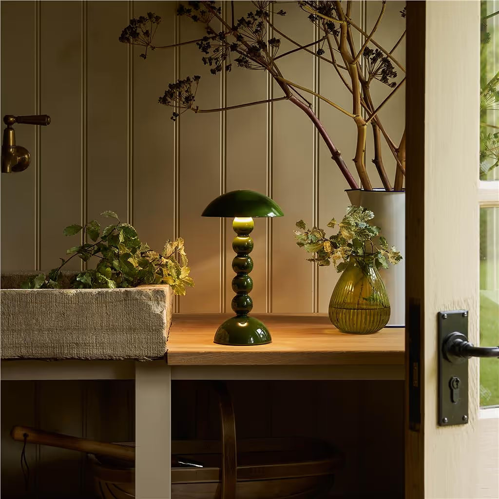 Bobbin LED Lamp Khaki