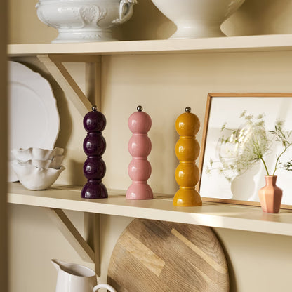 Bobbin Salt & Pepper Mill Mauve