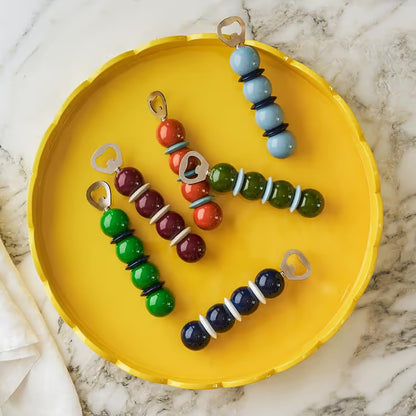 Bobbin Bottle Opener Navy & White