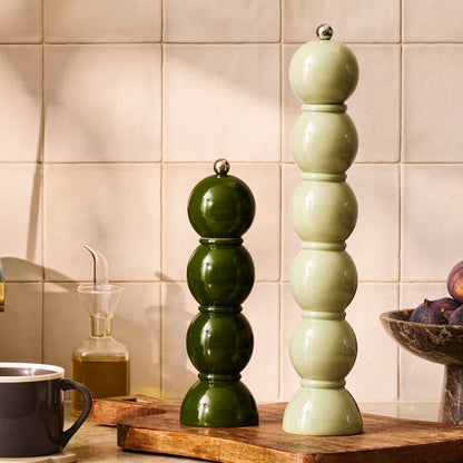Big Bobbin Salt & Pepper Mill Sage