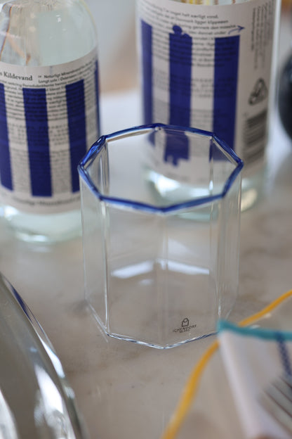 Octave Water Glass Blue
