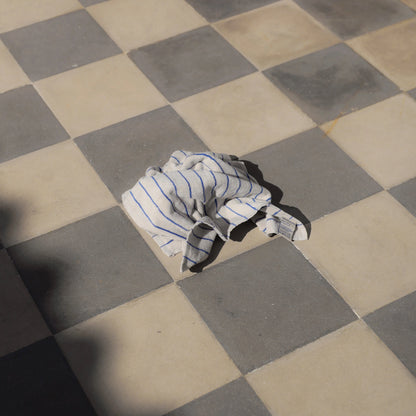 Bongusta Towels Moonbeam & Ultramarine