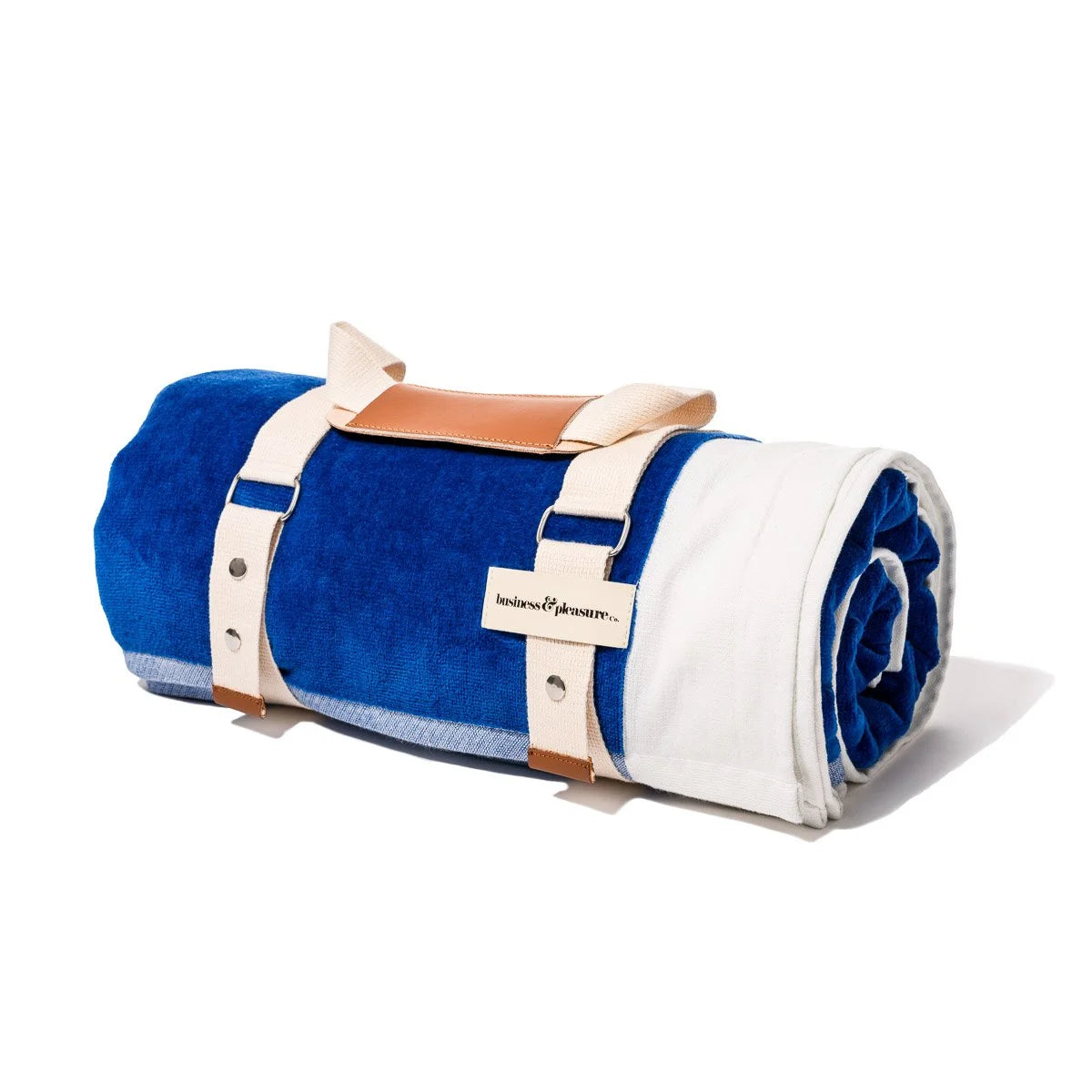 Beach Blanket Mediterranean Blue Stripe