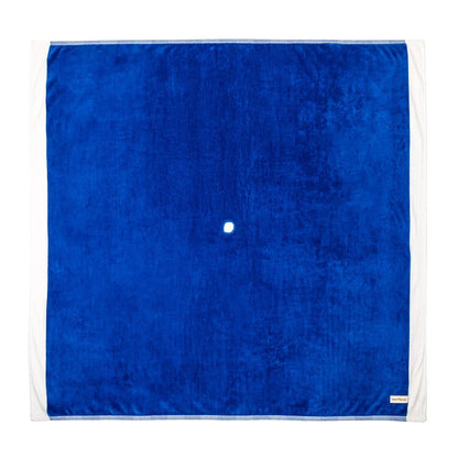 Beach Blanket Mediterranean Blue Stripe