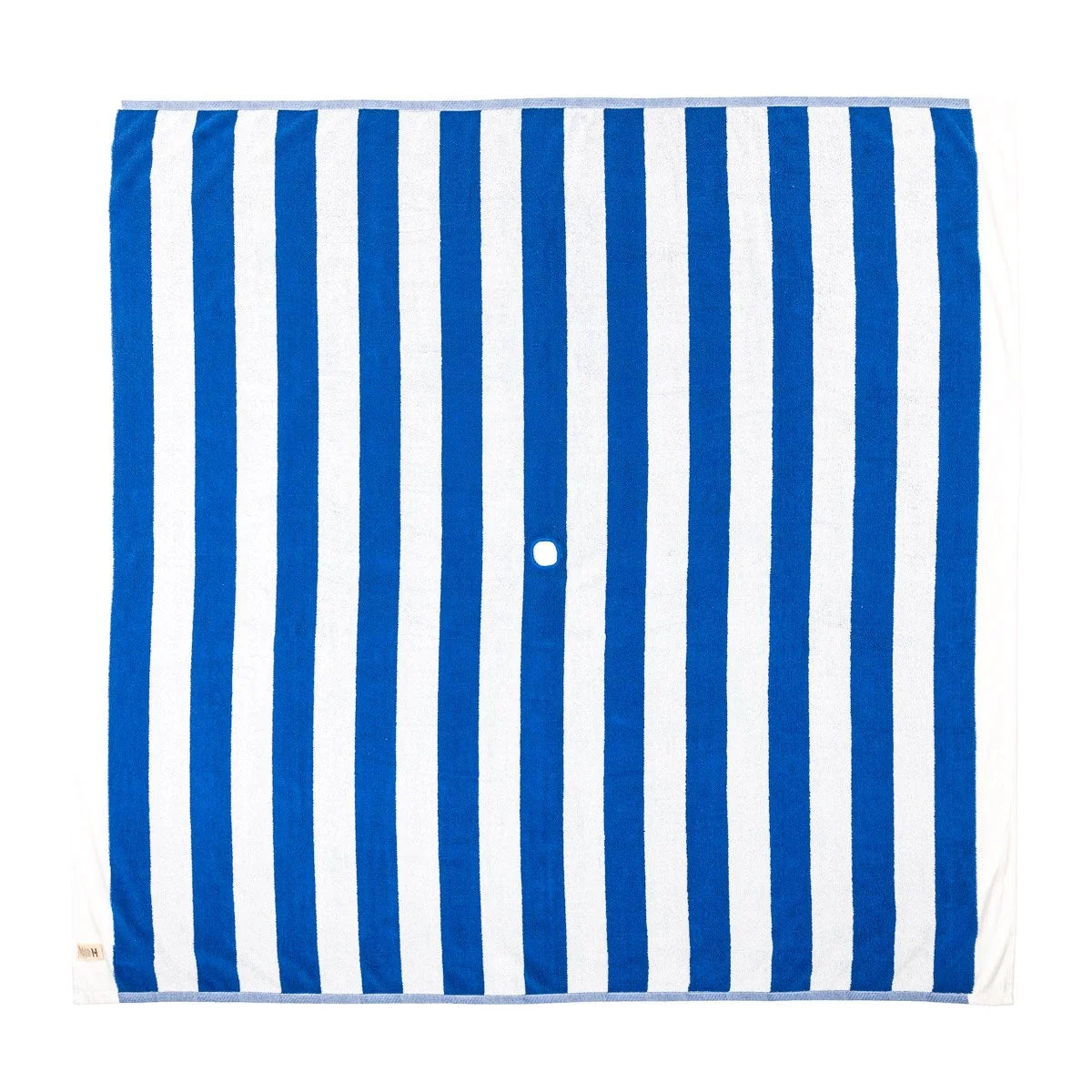 Beach Blanket Mediterranean Blue Stripe