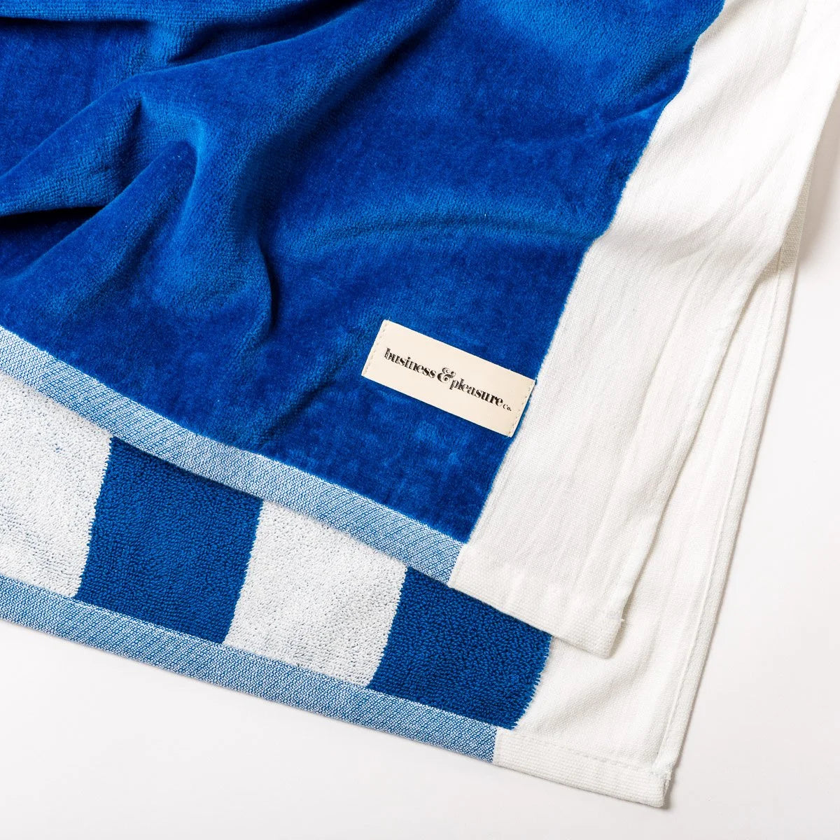 Beach Blanket Mediterranean Blue Stripe